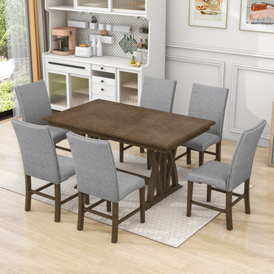 Linnett 6 - Person Extendable Dining Set