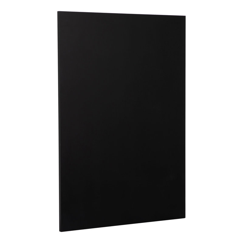 Panneau d'extrémité en panneau de fibres à densité moyenne (MDF) de l 24 po x H 34 po prêt à assembler, Noir