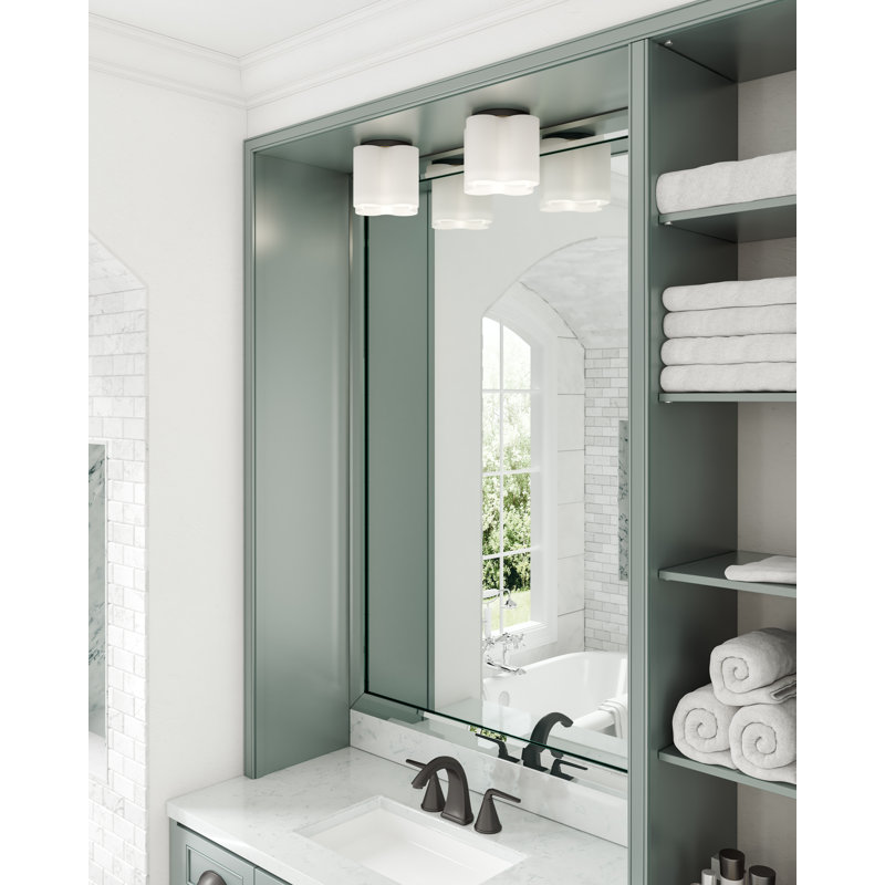 Clover 1 - Light LED Flush Mount, Brushed Gold