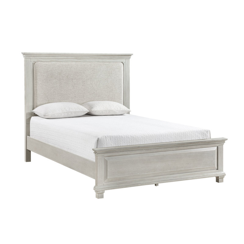 Izaguirre Upholstered Queen Panel Bed In Gray, Queen