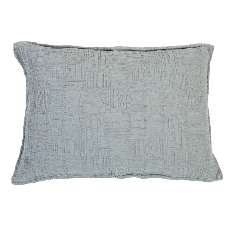 Harbour 100% Cotton Envelope Sham, Sea Glass, Standard
