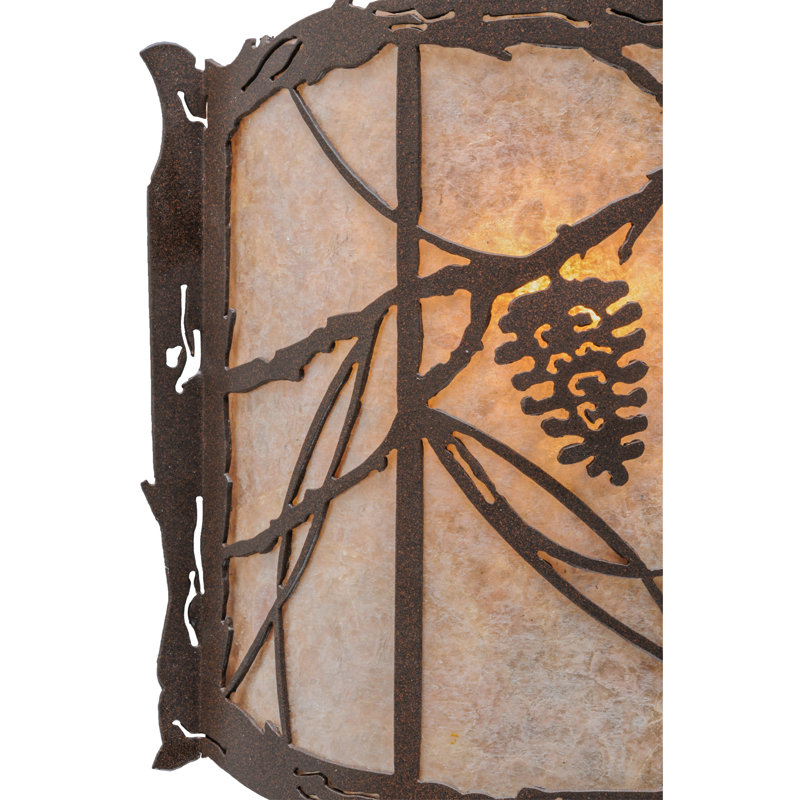 Rustic Lodge 1 - Light Flush Mounted Sconce