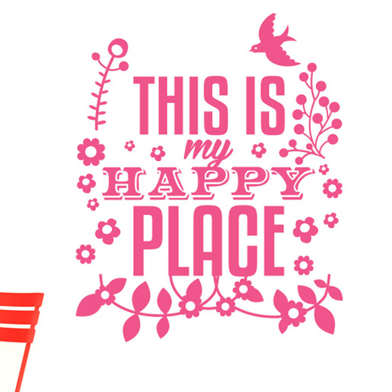 Wall Decal, Pink, Medium