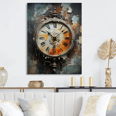 " Clock Industrial Chic I " by Designart