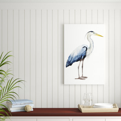 «Seabird Heron II», peinture sur toile
