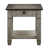 Plateau café / base gris antique