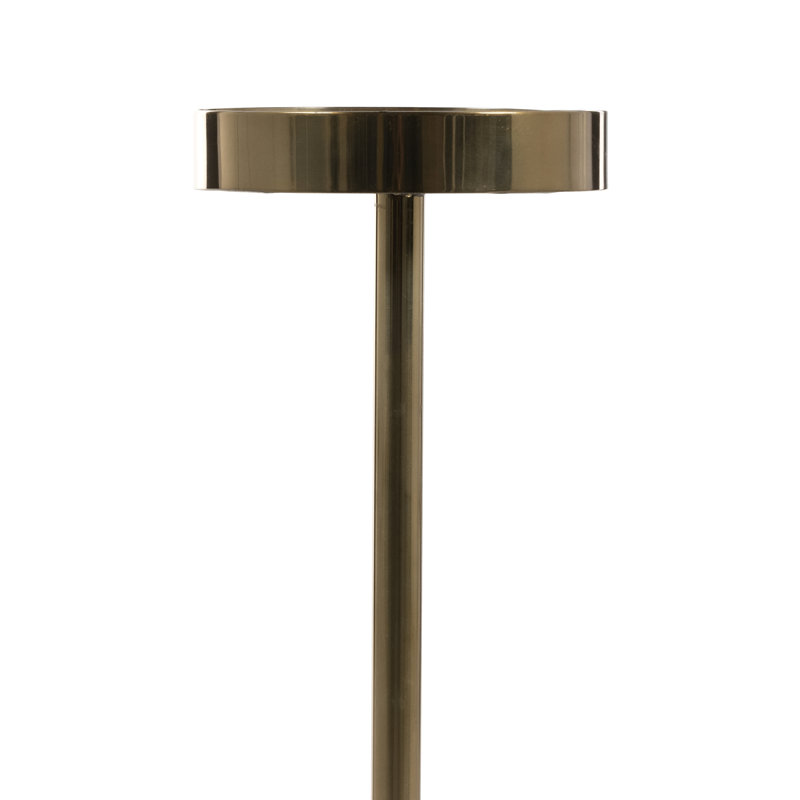 Galen End Table, Light Brown/Gold/Gray, Light Brown