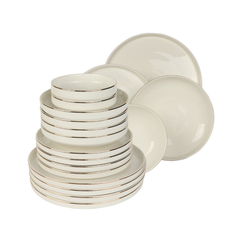 Ceres Piece Porcelain Dinnerware Set - Service for 6