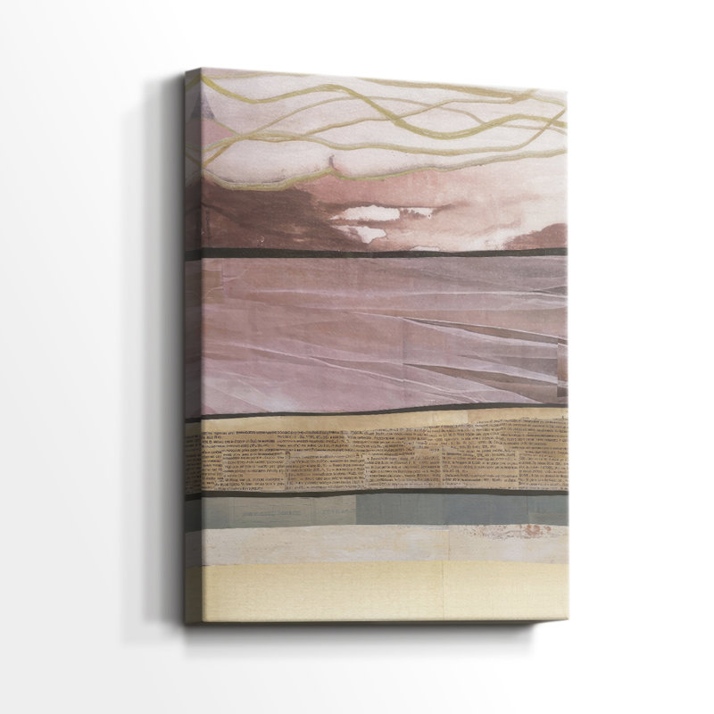 Waves of Collage I -Gallery Wraraped Cavas
