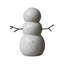 Céramique Snowman blanc-86815224