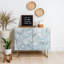 Balliro Ice Blue And Grey Marble Credenza-260356230