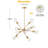 Chemaine 8 - Light Dimmable Sputnik Sphere Chandelier-2113366475