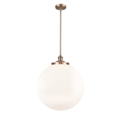 Luminaire suspendu simple à 1 lumière Frederick