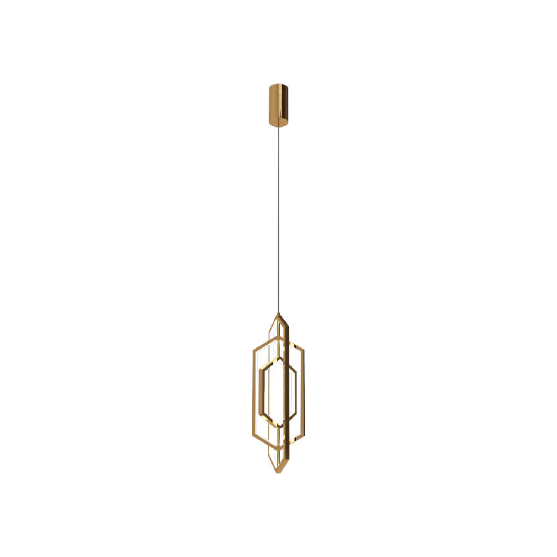 Hexa Verge Hexagon LED Pendant