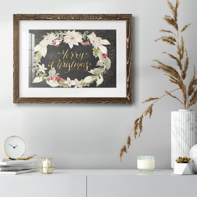Gilded Christmas Collection A, reproduction encadrée sur papier