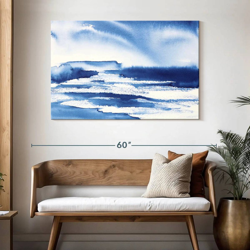 Avery Ocean Blue I, 32" H x 48" W