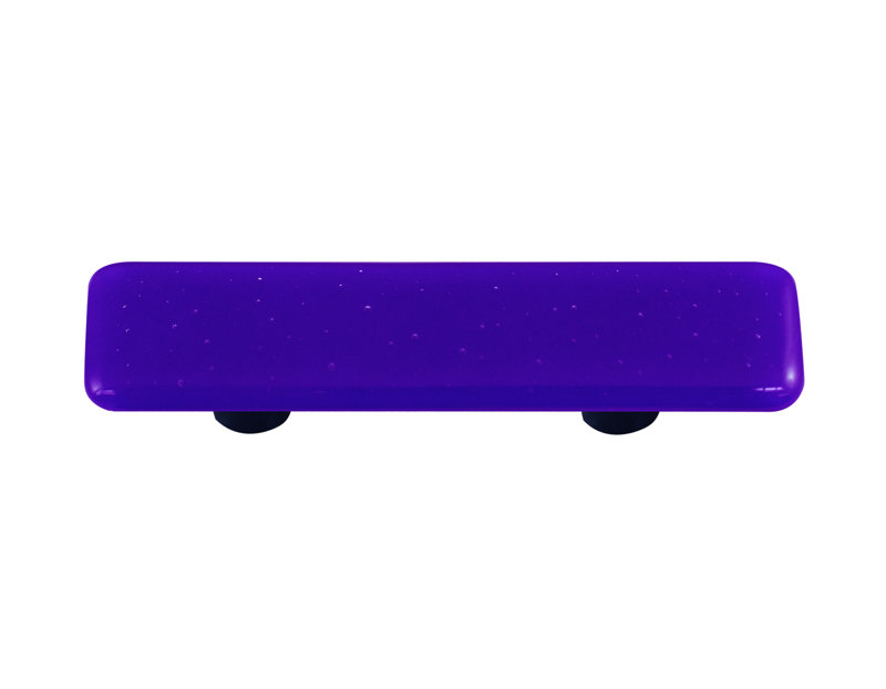 Poignée barre 3 po Solids, Bleu de cobalt profond / noir