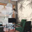 Grand Palm Lava Rock Peel and Stick Wall Mural, 108 x 156