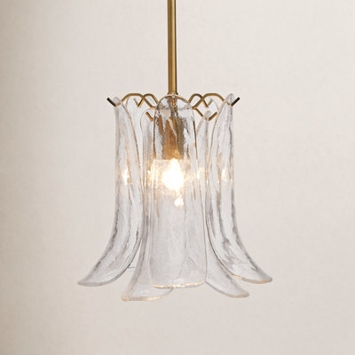 Malvina Single Light Glass Dimmable Pendant
