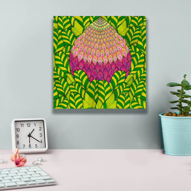 «Jungle Safari 8» par Hello Angel, art mural sur toile, H 12 po x l 12 po x P 0,75 po