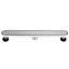 FINE FIXTURES Drain de douche linéaire de 32 pouces, insert et grille 2-en-1, bord arrondi, acier inoxydable de calibre 10, sortie centrale, crépine incluse-126703194
