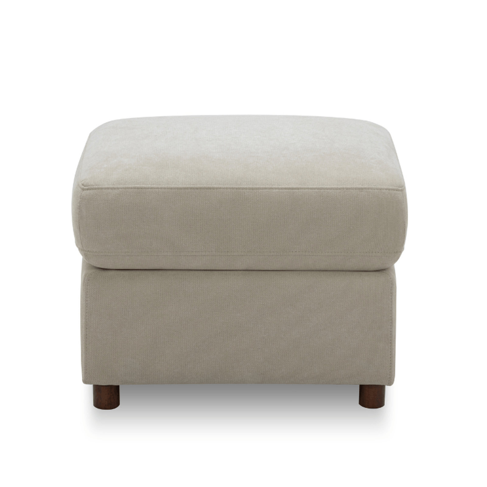Nurture The Glider Plus 20" Ottoman, Ivory Cotton Blend