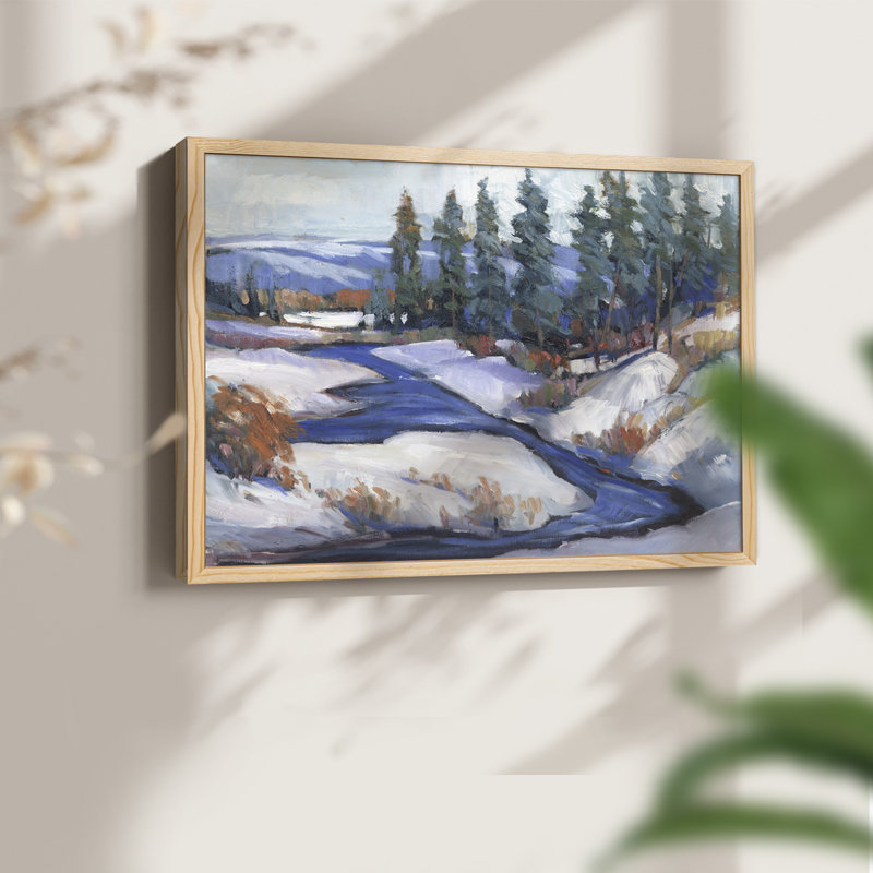 «First Snow I», reproduction encadrée, H 8 po x l 10 po, Naturel