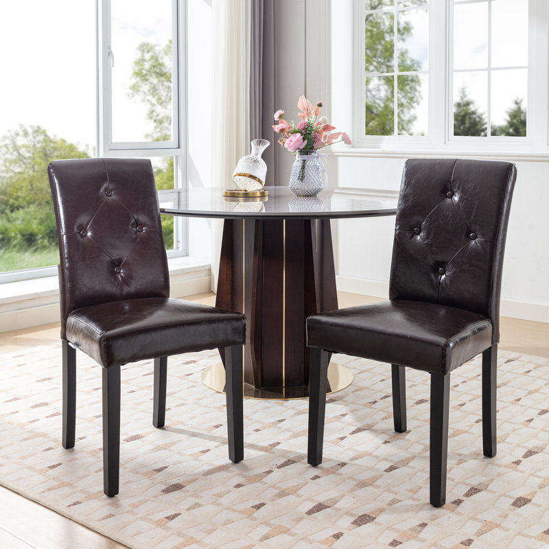 Upholstered Kitchen & Dining Room Chairs, Brown