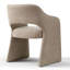 Fauteuil de salle à manger rembourré de 19 po de hauteur-1572229250