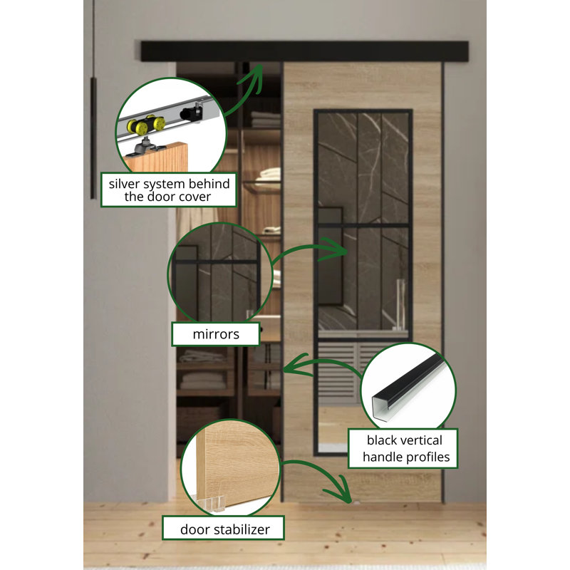 DOOR TORI 1, 102cm x 205cm, Sonoma Oak