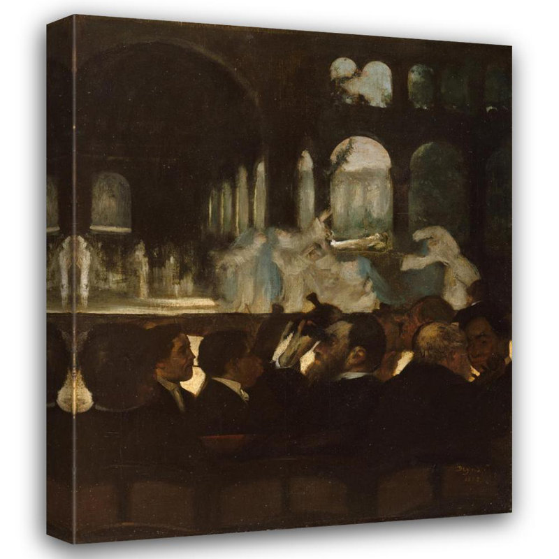 «The Ballet from« Robert Le Diable »par Edgar Degas - Art mural sur toile tendue avec châssis, H 40 po x l 28 po