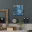 Art mural en métal luxueux «Crystalline 4» par Chariklia Zarris, 12 po x 12 po-114970533