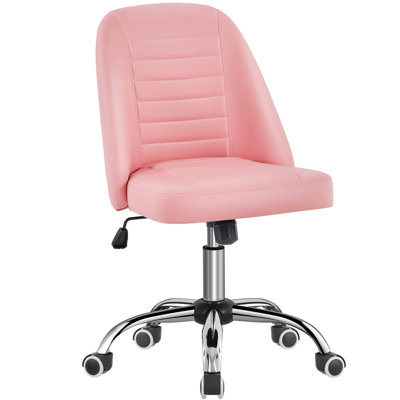 Modern Office Chair with Silver Chrome Base