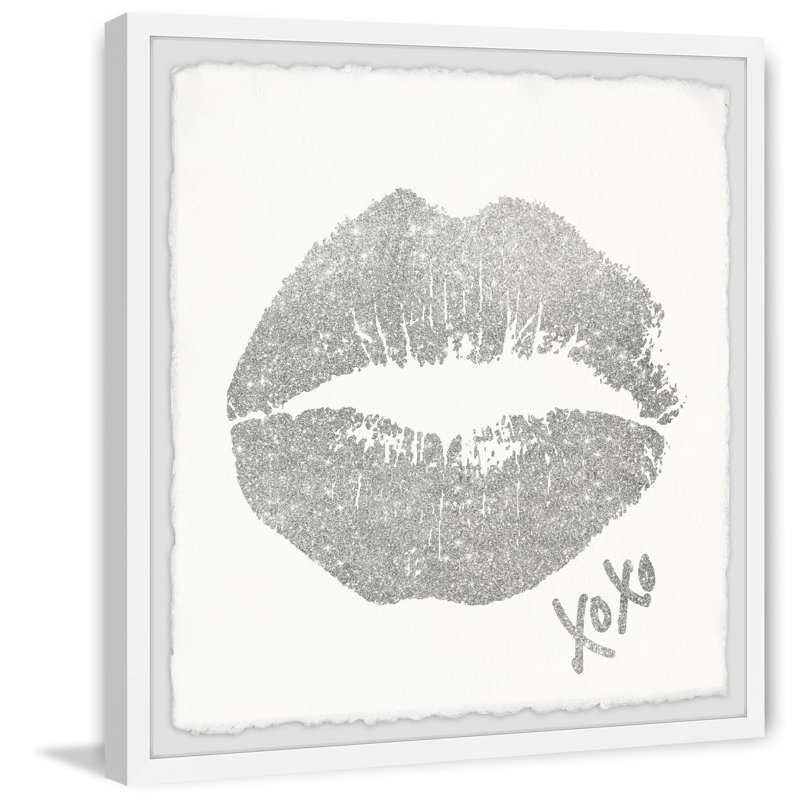 XOXO V 1 Piece Single Picture Frame Wall Art, 41 x 41cm