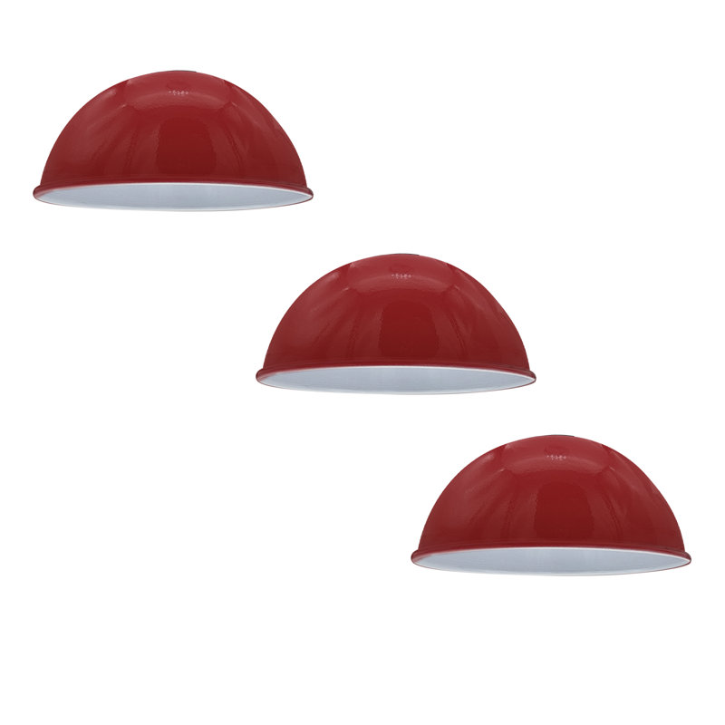 Arminia 14cm H Metal Lamp Shade ( Uno ) in Burgundy
