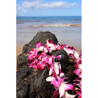 Hawaiian Lei by Sarah8000 - Wrapped Canvas Print