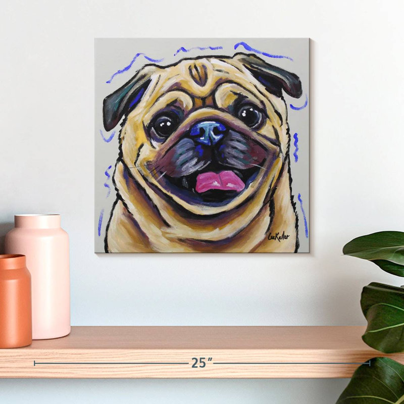 Crowle Pug Napoleon, H 16 po x l 16 po