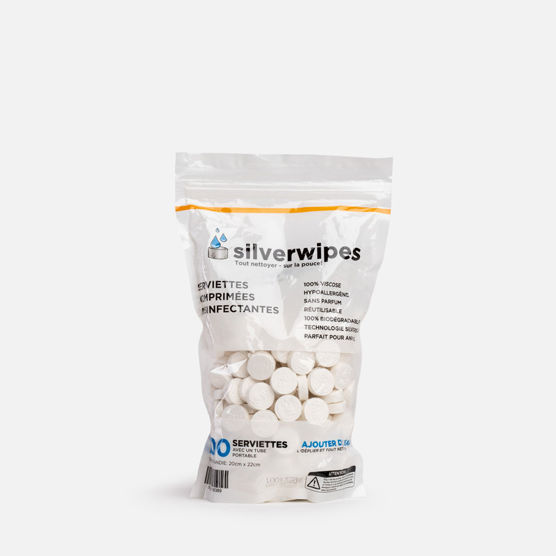 Lingettes jetables pour animaux de compagnie