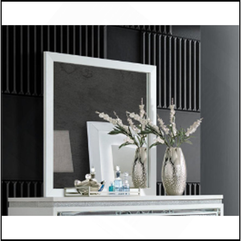 Miroir blanc Maloise