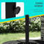 Base de parasol universelle pour patio extérieur, support de patio option noir et fabrication