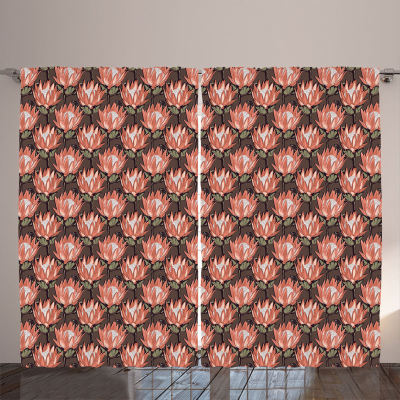 Semi Sheer Curtain Pair