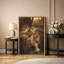 «Winged Angels Caring for Fallen Hero», romantisme, images de mythe classique, impression sur toile encadrée-123386148-123386149