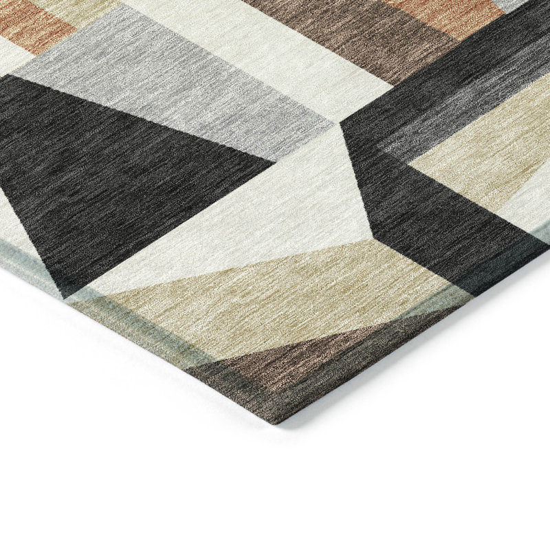Machine Washable Indoor/Outdoor Chantille ACN2327 Geometric Rug, Rectangle 10' x 14'