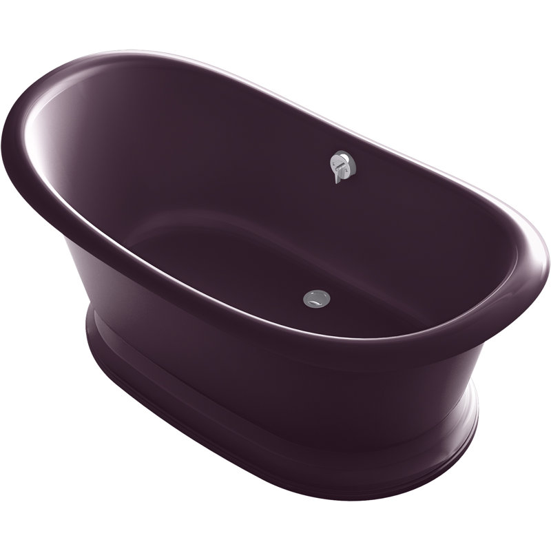 Base Artifacts pour baignoire autoportante, Prune noire