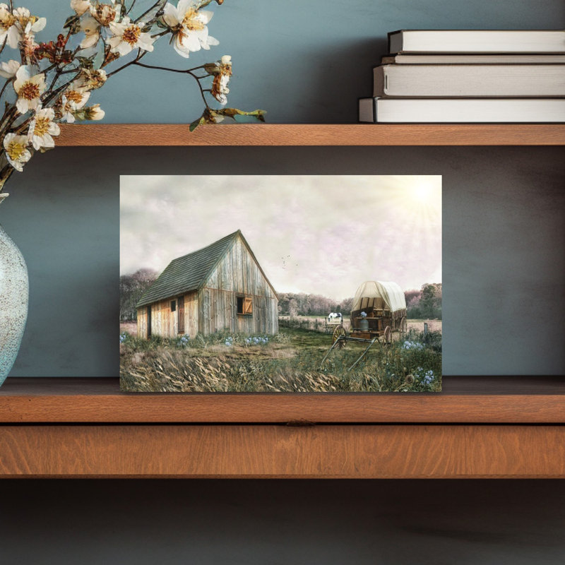 Art mural Homestead Haven, H 12 po x l 18 po