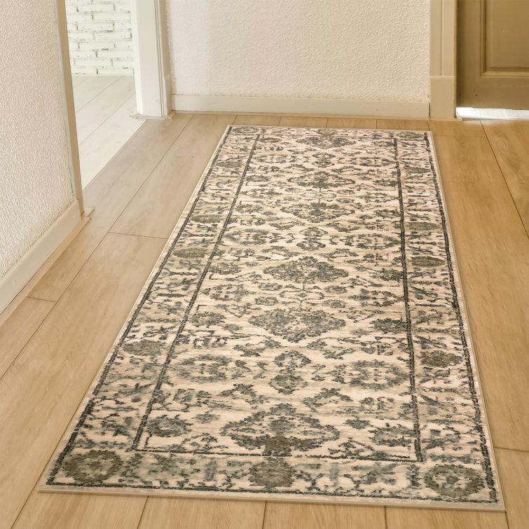 Tapis de style oriental ivoire / crème Benson