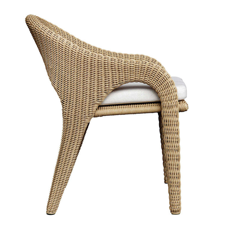 Uttermost Kavali Outdoor Wicker Dining Armchair