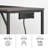 Computer Desk, Home Office Desk With Power Outlet, Modern Study Writing Desk With 3 Hooks For Study Room, Home Office, Sturdy And Stable, Easy To Assemble, Charcoal Gray And Black