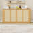 Sideboards with 2 Storage Cabinets, TV Stand with Rounded Corner for Living Room-415576638