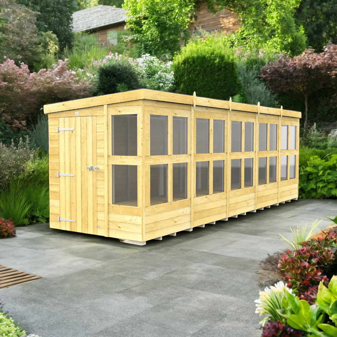 20ft x 6ft Pent Potting Shed
